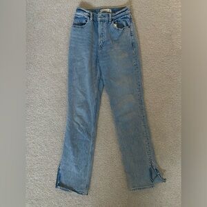 Abercrombie Ultra High-rise 90s straight jeans